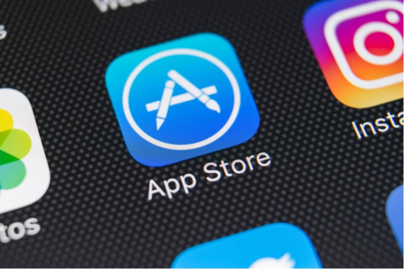 App Store button