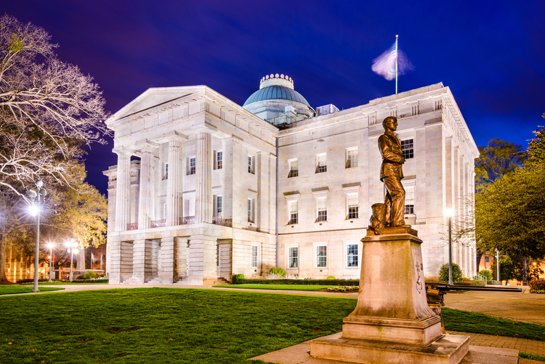 North Carolina state capitol building