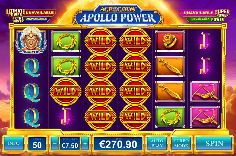 Age of the Gods: Apollo Power slot