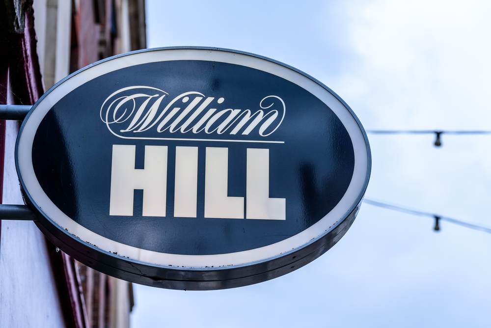 William Hill betting shop sign