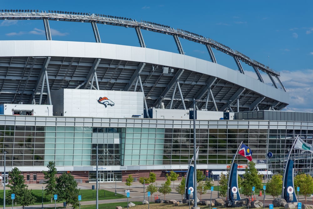 Mile High stadium in Colorado