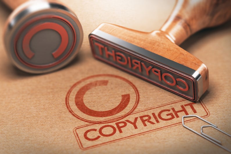 Copyright stamp