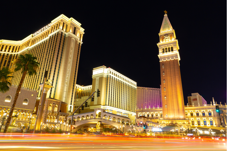 The Venetian at night